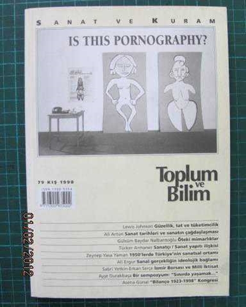 Picture of IS THIS PORNOGRAPHY 1998 TOPLUM BİLİM