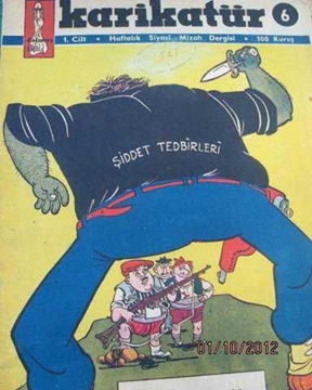 Picture of Karikatür Haftalık Siyasi Mizah Dergisi - 1.Cilt, Sayı.6, 1958