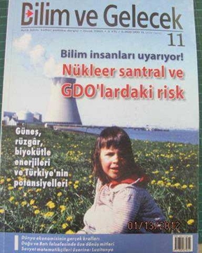 BİLİM VE GELECEK ocak 2005 nükleer santral GDO resmi