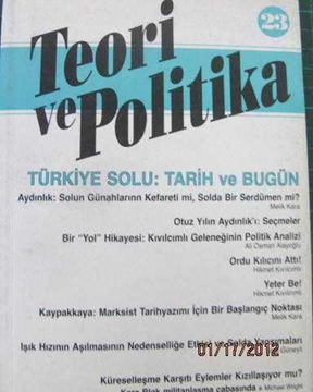 Picture of TEORİ VE POLİTİKA sayı:23 yaz 2001