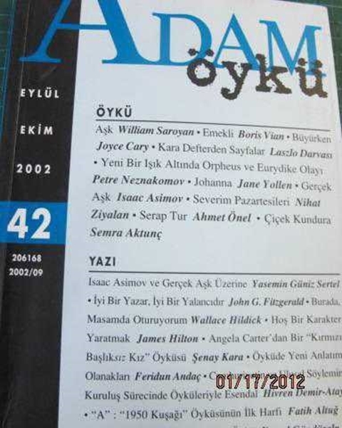 Picture of ADAM öykü eylül-ekim 2002 sayı:42