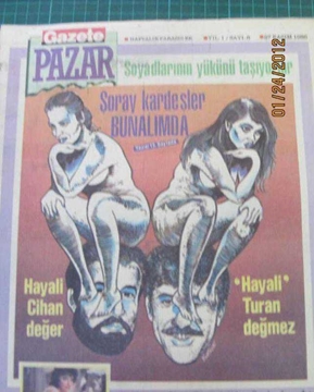 Picture of GAZETE PAZAR yıl:1 sayı:8 27 kasım 88 hürriyet
