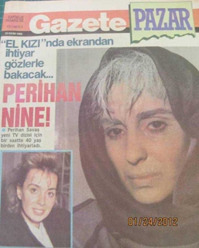 Picture of GAZETE PAZAR 1#3 perihan şavaş 23/10/88 hürriyet