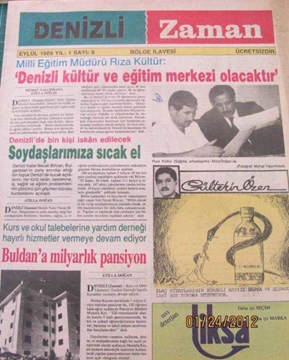 Picture of DENİZLİ ZAMAN  eylül 1989 yıl:1 sayı:6