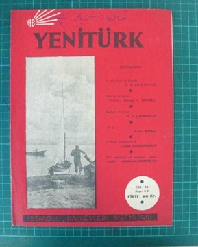 Yeni Türk İstanbul Halkevleri Mecmuası - Eminönü Halkevi - Cilt.10, Ağus. Eylül 1942, No.8-9, Sahibi: Yavuz Abadan resmi