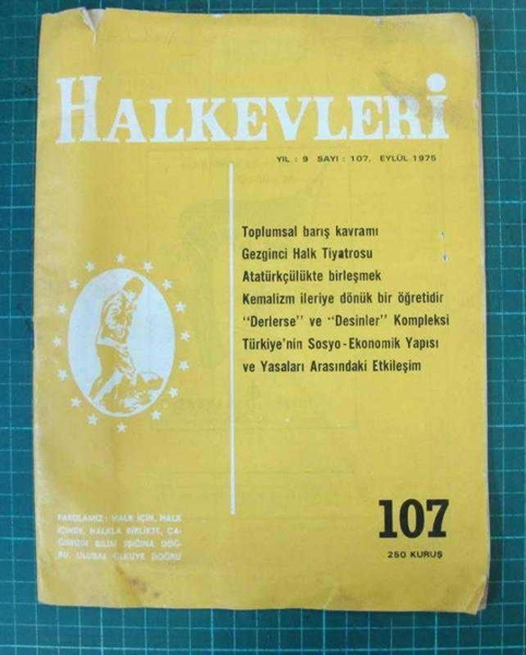 Picture of HALKEVLERİ  DERGİSİ  1975 SAYI :107