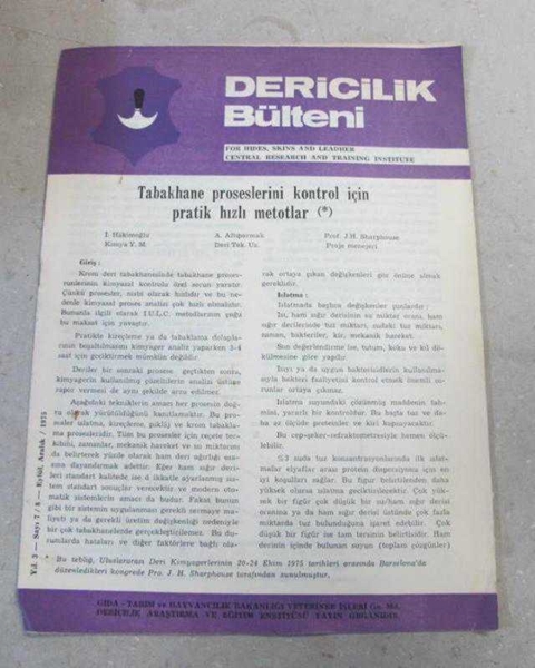 Picture of Dericilik Bülteni - Sayı 7-8, 1975