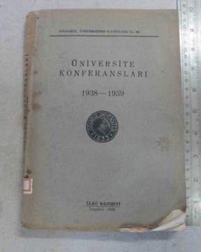 üniversite konferansları 1938-39 resmi