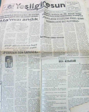 Picture of yeşilgiresun gazetesi sayı 2543 1983