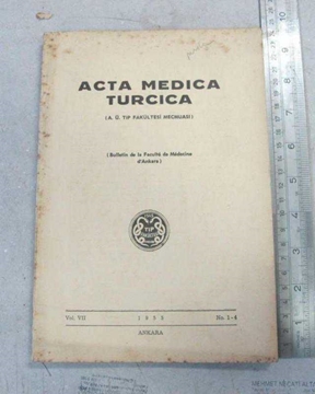 Acta Medica Turcica sayı 1-4 1955 resmi
