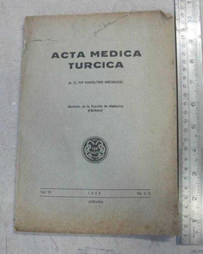 Picture of Acta Medica Turcica sayı 1-4 1955
