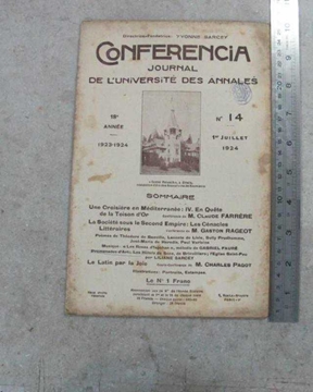 conferenica _ sayı 14  1924 resmi