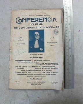 conferenica _ sayı 1  1922 resmi