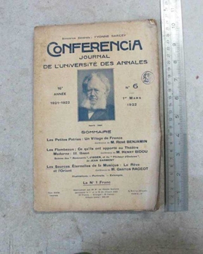 conferenica _ sayı  6 1922 resmi