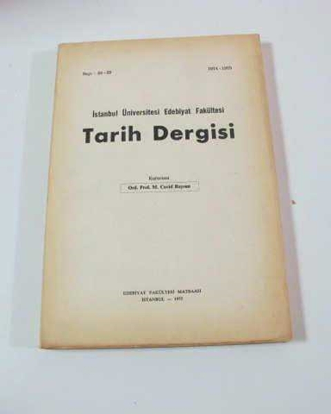 Picture of 1956 İstanbul üniversitesi tarih dergisi sayı 28