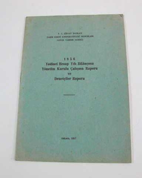Ziraat Bankası 1956 -- 7. hesap yılı bilançosu resmi