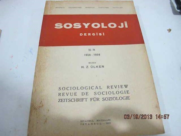 SOSYOLOJİ DERGİSİ 1959 resmi