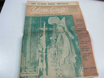 Picture of YENİ ÇAĞ 1953 SAYI 3 RECEP BİLGİNER