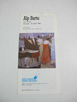 alp batu resim sergisi 1991 ümit yaşar galerisi resmi