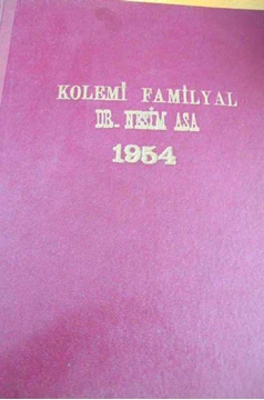 kolemi familyal nesim asa 1954 tez Doktor Tıp resmi