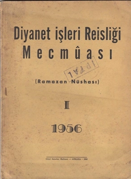 Picture of Diyanet İşleri Reisliği Mecmuası (Ramazan Nüshası), Nisan 1956, Sayı.1