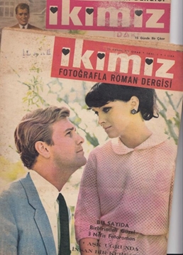 İkimiz Fotoğraflarla Roman Dergisi - 2 Adet, 1967 Senesi resmi