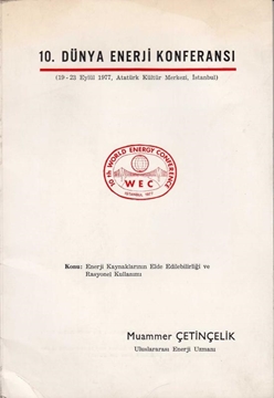 10.Dünya Enerji Konferansı, 19-23 Eylül 1977 Atatürk Kültür Merkezi, İstanbul resmi