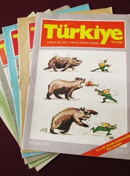 Türkiye Gerçeği (Türkiye İşçi Köylü Partisi Merkez Organı) - 6 Adet, 1979 Senesi resmi