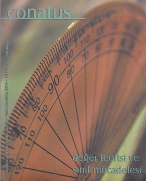 Conatus Çeviri Dergisi - Temmuz/Ekim 2005, Yıl.2, Sayı.4 - Artı Değer ve Planlama: Kapital Okuması Üzerine Notlar resmi