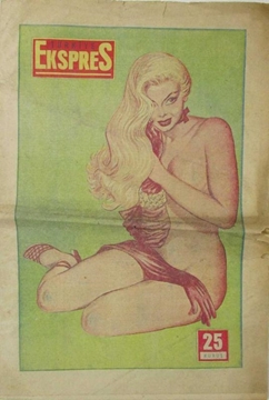 Türkiye Ekspres - Sayı.32, 1959 - İki Sayfa Çizgi Roman, Sinema ve Aktüalite Haberleri resmi