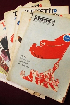 Tekstil Dergisi (Tekstil İşçileri Sendikası Yayın Organı) - 1976/77 Senesi, 9 Adet (Sol, Sendika Konulu) resmi
