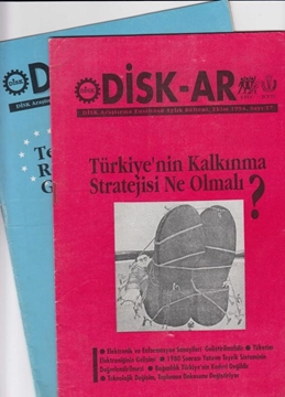 Disk-Ar DİSK Araştırma Enstitüsü Aylık Bülteni - 1994/95 Senesi, 2 Adet resmi