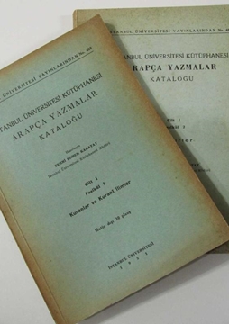 Picture of İstanbul Üniversitesi Kütüphanesi Arapça Yazmalar Kataloğu (Cilt 1-Fasikül 1 ve 2)