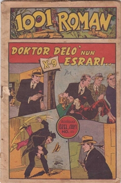 1001 Roman - Haziran Özel Sayı, No.54, 1944 - Doktor Delo'nun Esrarı X-9 resmi