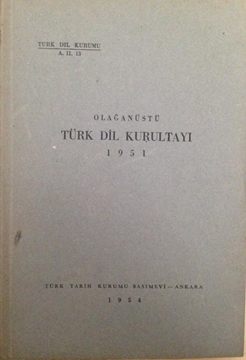 Picture of Olağanüstü Türk Dil Kurultayı