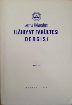Erciyes Üniversitesi İlahiyat Fakültesi Dergisi Sayı:6 resmi