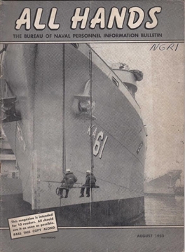 All Hands The Breau of Naval Personel Information Bulletin, August 1953, No.438 (İkinci Dünya Savaşı) resmi