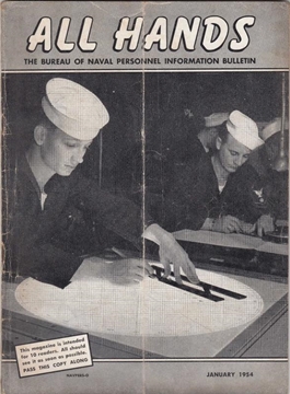 All Hands The Breau of Naval Personel Information Bulletin, January 1954, No.443 (İkinci Dünya Savaşı) resmi