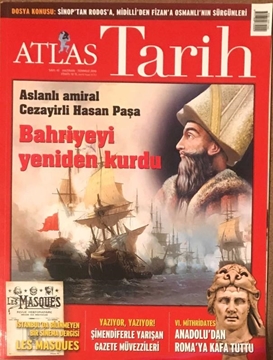 Atlas Tarih -Sayı:41- Haziran/Temmuz-Yıl:2016-(Aslanlı Amiral Cezayirli Hasan Paşa Bahriyeyi Yeniden Kurdu-İstanbul'da Bilinmeyen Bir Sinema Dergisi) resmi