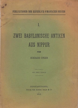 Picture of Zwei Babylonische Antiken Aus Nippur (Konstantinopel Baskı)