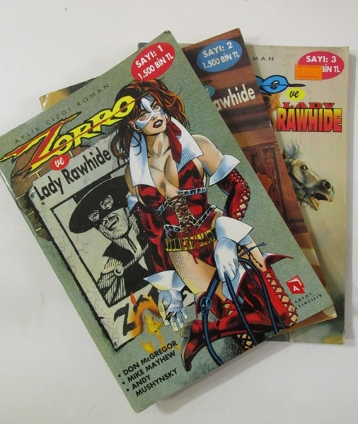 Zorro ve Rawhide (3 Kitap Set) resmi